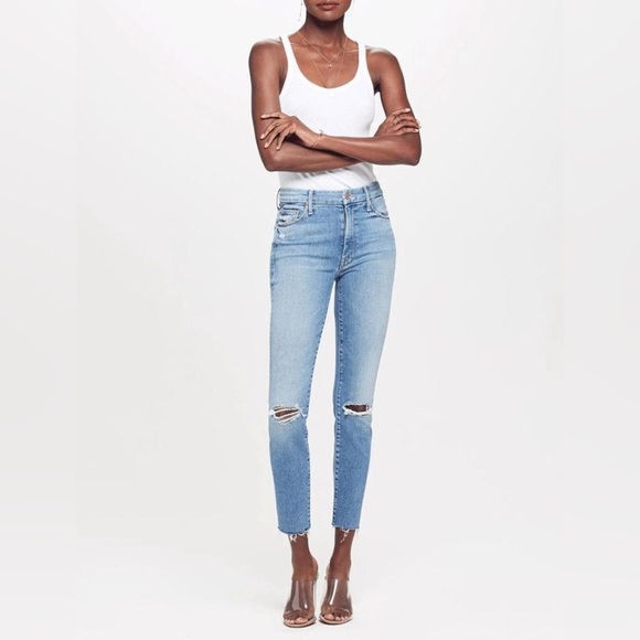 Mother’s Looker Ankle Fray jean’s Size 25 - Picture 1 of 9